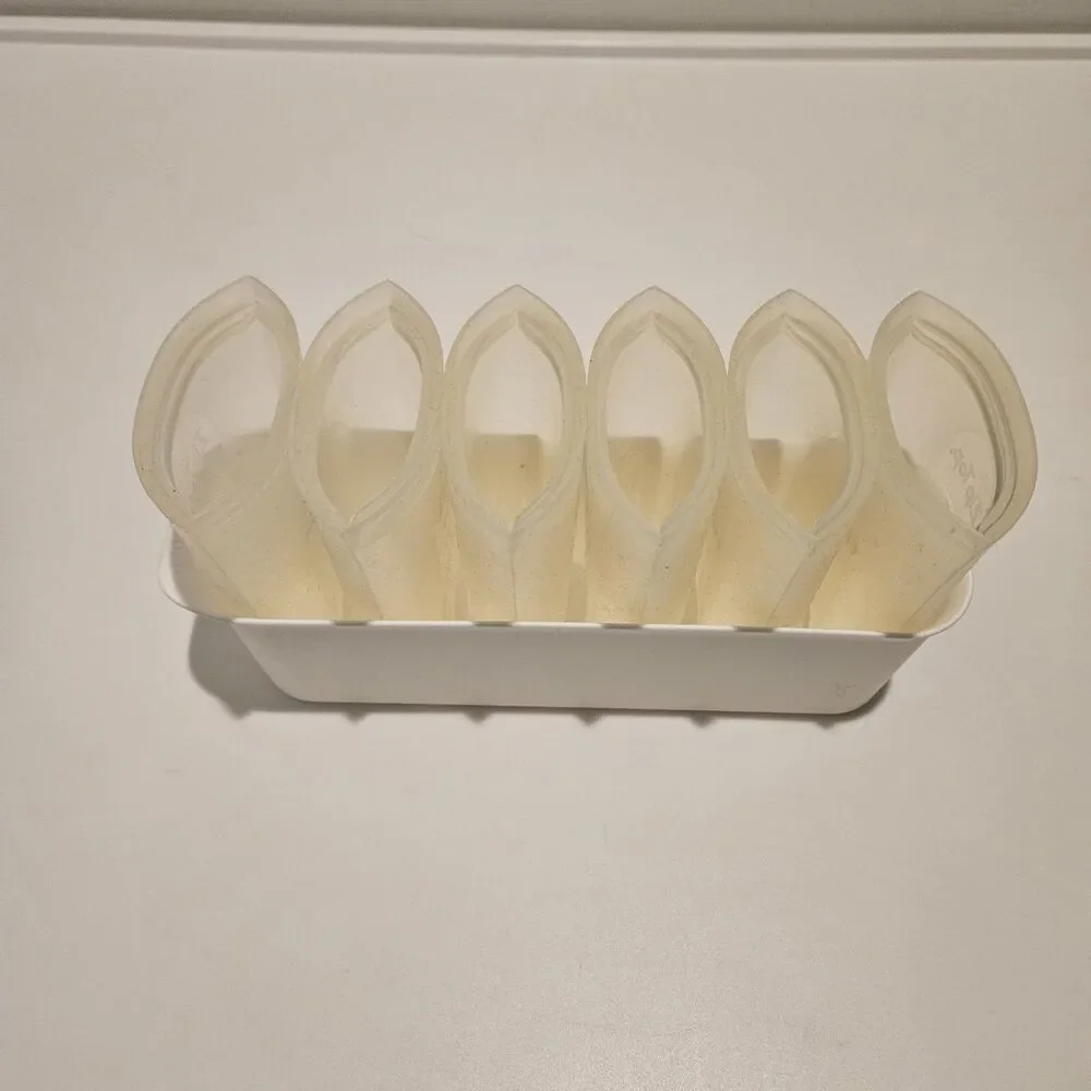 Zip Top Reusable 100% Platinum Silicone Breast Milk Storage Bags Set Tray